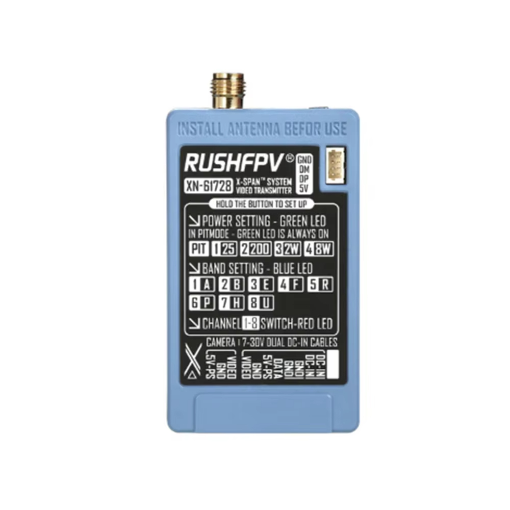 RUSHFPV 6.1‑7.2G 8W X61728 VTX - Fpv Drone Receiver 리뷰 및 가격