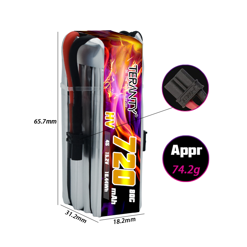 TERANTY 720mAh 4S 15.2V HV Lip - Fpv Drone Battery 리뷰 및 가격